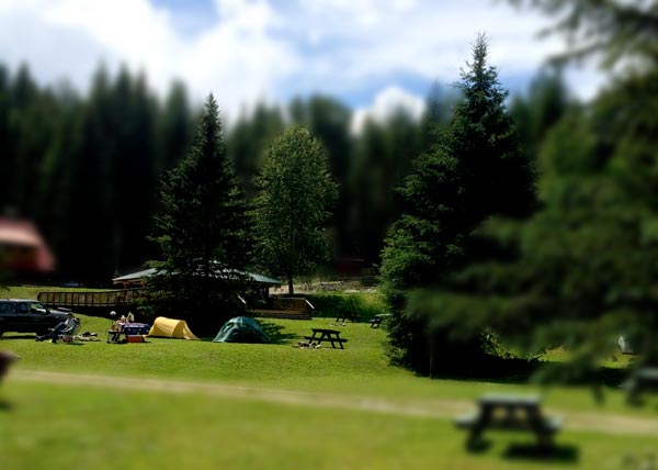 Helmcken Falls Lodge Camping area